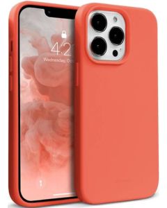 Crong Color Cover Flexible Premium Silicone Case (CRG-COLR-IP1361P-COR) Θήκη Σιλικόνης Coral (iPhone 13 Pro)