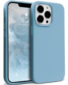 Crong Color Cover Flexible Premium Silicone Case (CRG-COLR-IP1361P-LBLU) Θήκη Σιλικόνης Sky Blue (iPhone 13 Pro)