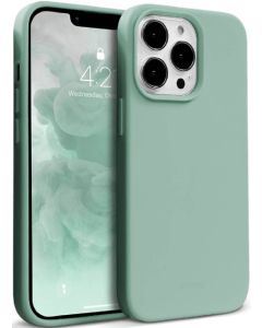 Crong Color Cover Flexible Premium Silicone Case (CRG-COLR-IP1361P-LGRN) Θήκη Σιλικόνης Turquoise (iPhone 13 Pro)