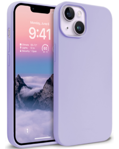 Crong Color Cover Flexible Premium Silicone Case (CRG-COLR-IP1467-PRP) Θήκη Σιλικόνης Purple (iPhone 14 Plus)