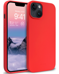 Crong Color Cover Flexible Premium Silicone Case (CRG-COLR-IP1467-RED) Θήκη Σιλικόνης Red (iPhone 14 Plus)
