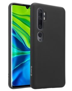 Crong Color Cover Flexible Premium Silicone Case (CRG-COLR-XMIN10-BLK) Θήκη Σιλικόνης Black (Xiaomi Mi Note 10 / Note 10 Pro)