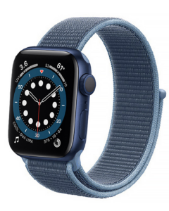 Crong Nylon Strap (CRG-40NLB-OBL) Ocean Blue - Λουράκι για Apple Watch 38/40/41mm (1/2/3/4/5/6/7/SE)