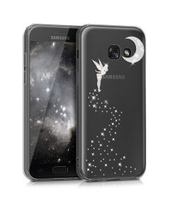 KWmobile Slim Fit Gel Glitter Fairy Case (40691.09) Θήκη Σιλικόνης Silver- Design 1 (Samsung Galaxy A3 2017)
