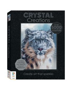 Hinkler Crystal Creations: Wild Snow Leopard Παιδική Χειροτεχνία με Κρύσταλλα