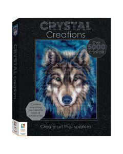 Hinkler Crystal Creations: Winter Wolf Παιδική Χειροτεχνία με Κρύσταλλα
