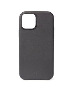 Decoded Leather Back Cover Δερμάτινη Θήκη Black (iPhone 12 Pro Max)