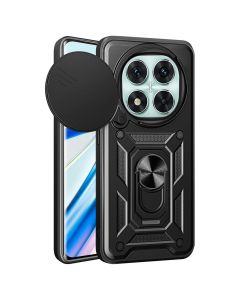 Camera Slide Hard Case Σκληρή Θήκη με Κάλυμμα Κάμερας - Black (Xiaomi Redmi Note 14 Pro 5G / Poco X7 5G) - MT81633