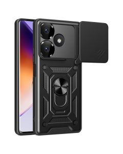 Camera Slide Hard Case Σκληρή Θήκη με Κάλυμμα Κάμερας - Black (Xiaomi Redmi 13)