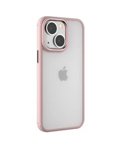 Devia Crystal Shockproof Case Σκληρή Θήκη με TPU Bumper Pink (iPhone 14 Plus)