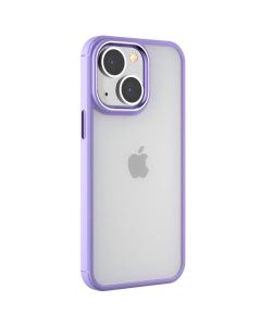 Devia Crystal Shockproof Case Σκληρή Θήκη με TPU Bumper Purple (iPhone 14 Plus)