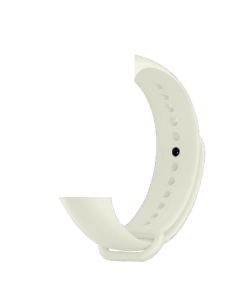 Devia Deluxe Sport Strap White - Λουράκι Σιλικόνης για Xiaomi Mi Band 3 / 4 - MT48476