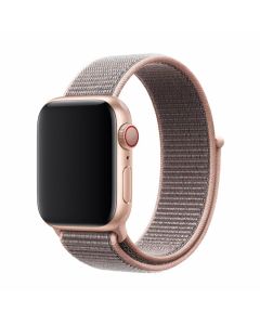 Devia Deluxe Sport3 Strap Υφασμάτινο Λουράκι Pink Sand για Apple Watch 38/40/41mm (1/2/3/4/5/6/7/8/9/SE)