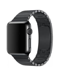 Devia Elegant Link Bracelet Stainless Steel Strap Space Black για Apple Watch 38/40/41mm (1/2/3/4/5/6/7/SE)