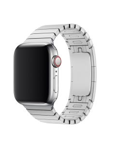 Devia Elegant Link Bracelet Stainless Steel Strap Silver για Apple Watch 38/40/41mm (1/2/3/4/5/6/7/8/SE)