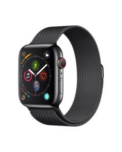 Devia Elegant Milanese Strap Stainless Steel Space Black για Apple Watch 44/45/46/49mm (4/5/6/7/8/9/10/11/SE/ULTRA 1/2/3) - MT36270
