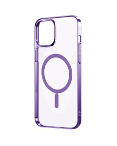 Devia Glimmer MagSafe Electroplated Hard Back Cover - Πλαστική Θήκη Purple (iPhone 14)