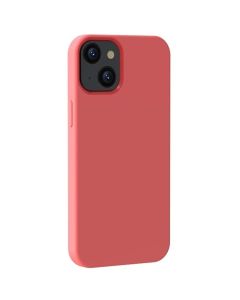 Devia Nature Series Soft Touch Silicone Case Orange Red (iPhone 13)
