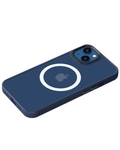 Devia Pino MagSafe Hybrid Case Navy Blue (iPhone 14)