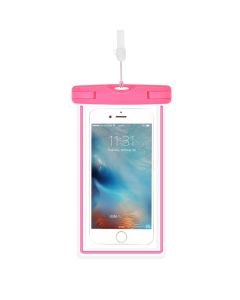 Devia Ranger Universal Waterproof Phone Case - Αδιάβροχη Θήκη για Κινητά έως 6'' Pink