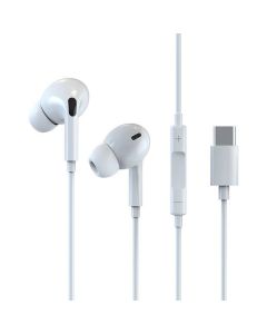 Devia EM028 Smart In-Ear Headphones Hands Free Ακουστικά Type-C White
