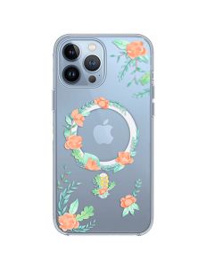 Devia Spring MagSafe Hybrid Case Clear / Orange (iPhone 14 Pro Max)