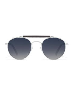 D.Franklin Sunglasses Classic Round Clip On (DFKSUN0470) Γυαλιά Ηλίου Silver / Grad Blue