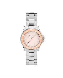 D.Franklin Watch Aviator Ρολόι Χειρός (DFKWAT0093) Silver / Pink