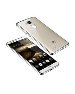 Forcell Electro Bumper Silicone Case Slim Fit - Θήκη Σιλικόνης Clear / Silver (Huawei Honor 5X)