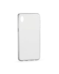 Forcell Electro Bumper Silicone Case Slim Fit - Θήκη Σιλικόνης Clear / Silver (HTC Desire 820)