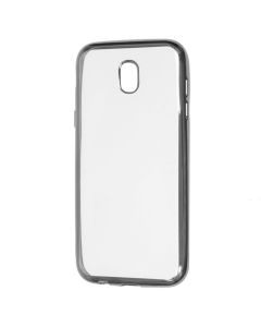 Forcell Electro Bumper Silicone Case Slim Fit - Θήκη Σιλικόνης Clear / Black (Samsung Galaxy J5 2017)