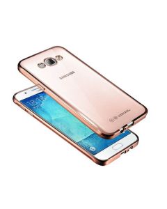 Forcell Electro Bumper Silicone Case Slim Fit - Θήκη Σιλικόνης Rose / Gold (LG K7)