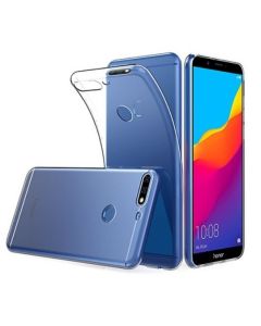 TPU Ultra Slim Case & Tempered Glass - Διάφανο (Huawei Y7 Prime 2018)