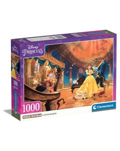 Clementoni Παζλ High Quality Collection Disney Πριγκίπισσες 1000 τμχ - Compact Box