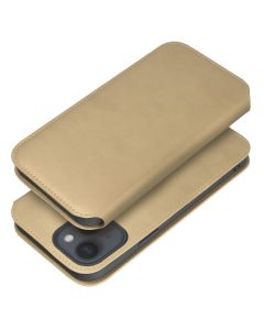 Dual Pocket Book Case Θήκη Πορτοφόλι - Gold (Samsung Galaxy A15 4G / 5G)