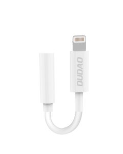 Dudao L16i Adapter Lightning to Audio Jack 3.5mm White