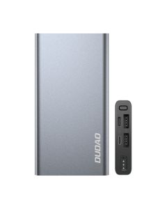 Dudao K5Pro Power Bank 2x USB Port 10000mAh with LED Indicator - Silver