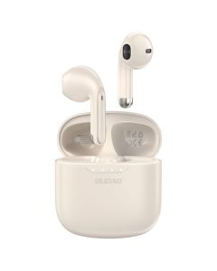 Dudao TWS U18 Wireless Bluetooth Stereo Earbuds with Charging Box - Beige