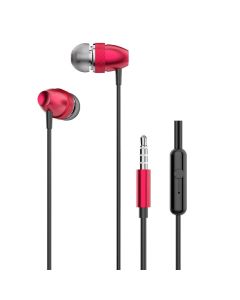 Dudao X2Pro In-Ear Earphones 3.5mm Ενσύρματα Ακουστικά - Red