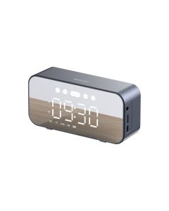 Dudao Y17 AUX Multifunctional Bluetooth Speaker Alarm Clock Ασύρματο Ηχείο - Ασημί