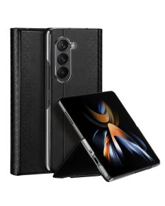 DUX DUCIS Bril PU Leather Case Θήκη Book - Black (Samsung Galaxy Z Fold5)