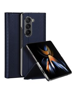 DUX DUCIS Bril PU Leather Case Θήκη Book - Blue (Samsung Galaxy Z Fold5)