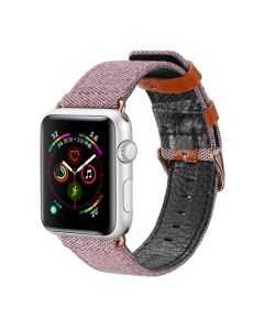 Dux Ducis Canvas Band Λουράκι για Apple Watch 38/40/41mm (1/2/3/4/5/6/7/8/SE) Pink