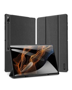 DUX DUCIS Domo Smart Book Case Θήκη με Δυνατότητα Stand - Black (Samsung Galaxy Tab S8 / S9 Ultra 14.6)