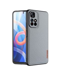 DUX DUCIS Fino TPU and Fabric Case - Gray (Xiaomi Poco M4 Pro 5G / Redmi Note 11T 5G / 11S 5G)