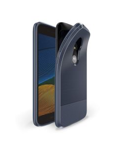 Dux Ducis Mojo Carbon Rugged Armor Case Dark Blue (Motorola Moto E5 Play)