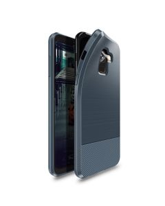 Dux Ducis Mojo Carbon Rugged Armor Case Deep Blue (Samsung Galaxy A8 Plus 2018)