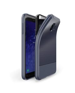 Dux Ducis Mojo Carbon Rugged Armor Case Dark Blue (Samsung Galaxy J4 2018)