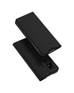 DUX DUCIS SkinPro Wallet Case Θήκη Πορτοφόλι με Stand - Black (Realme C21)