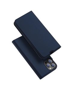 DUX DUCIS SkinPro Wallet Case Θήκη Πορτοφόλι με Stand - Navy Blue (iPhone 13 Pro)